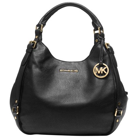 michael kors black leather purse|michael kors black ribbed purses.